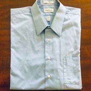 Men’s  Dress Shirt, Sht Sleeve, sz 18-1/2”